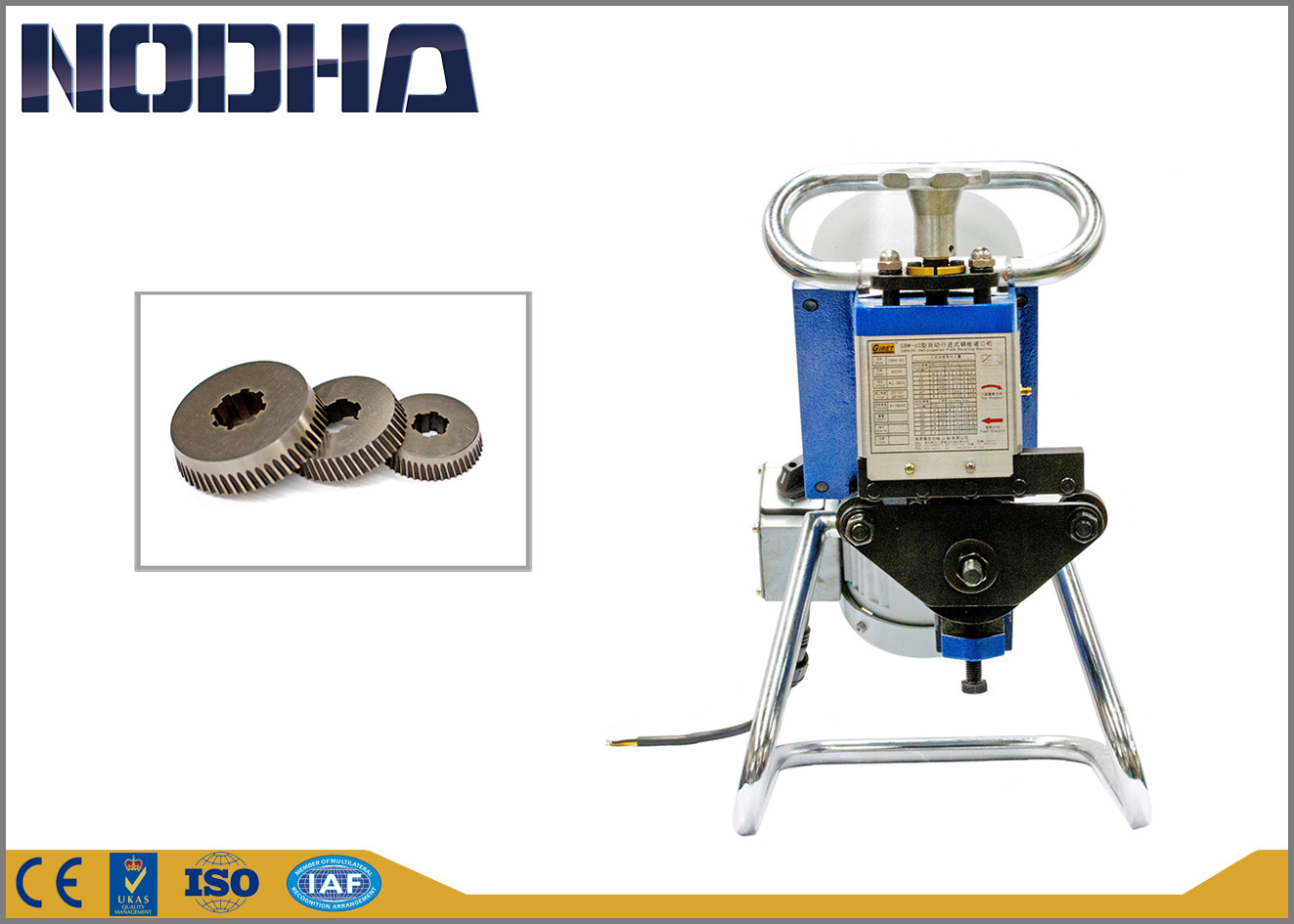 Não máquina de corte fria da tubulação da oxidação, ferramenta de chanfradura da tubulação com CE/ISO